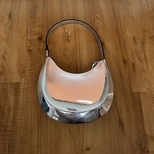 Mango silver purse